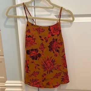 Ecotè floral high neck blouse size medium